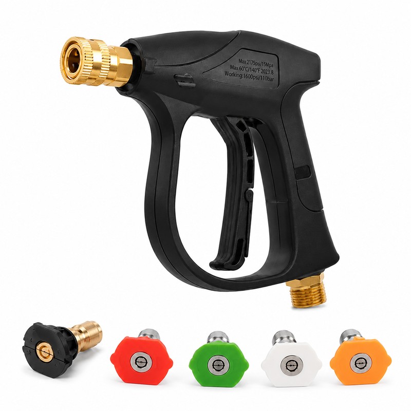 2175 PSI Pressure Washer Gun for Car Cleaning – Short