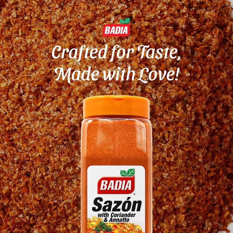Badia Sazon with Coriander and Annatto, 32 oz - Latin