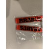 BRABUS Logo G-class 464 Red/Black FENDER BADGE EMBLEM Set Of