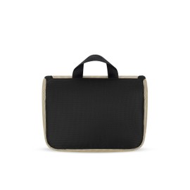 Sherpani Co-Pilot, Travel Toiletry Bag, Hanging Cosmetic Organizer, Water Resistant Makeup Bag, Shower Dopp Kit, Travel Essentials Toiletries for Women (Straw)