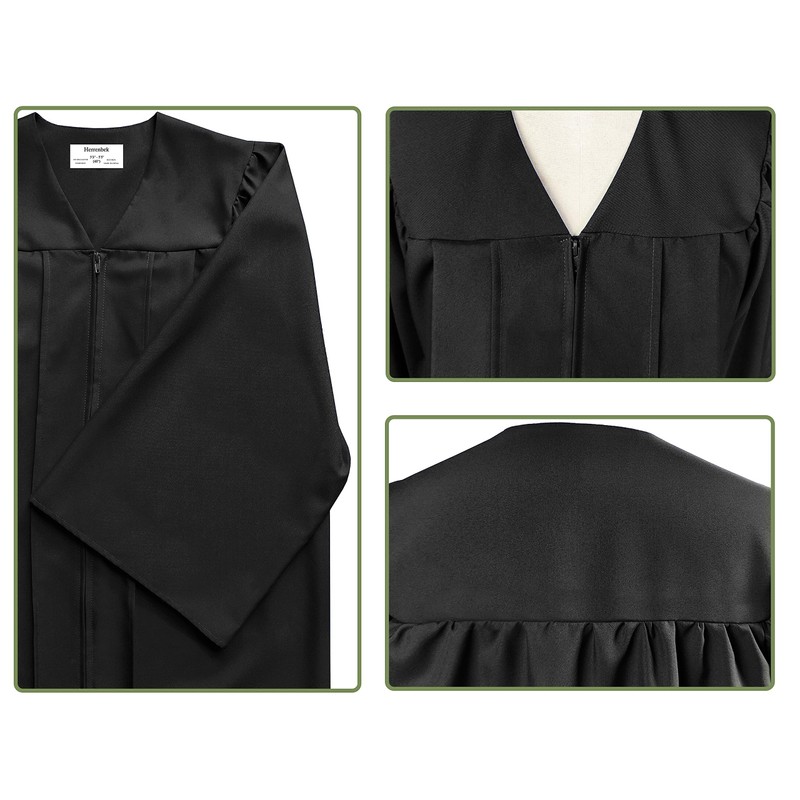 Herrenbek Matte Choir Robe for Church Judge Robes Costumes Pulpit