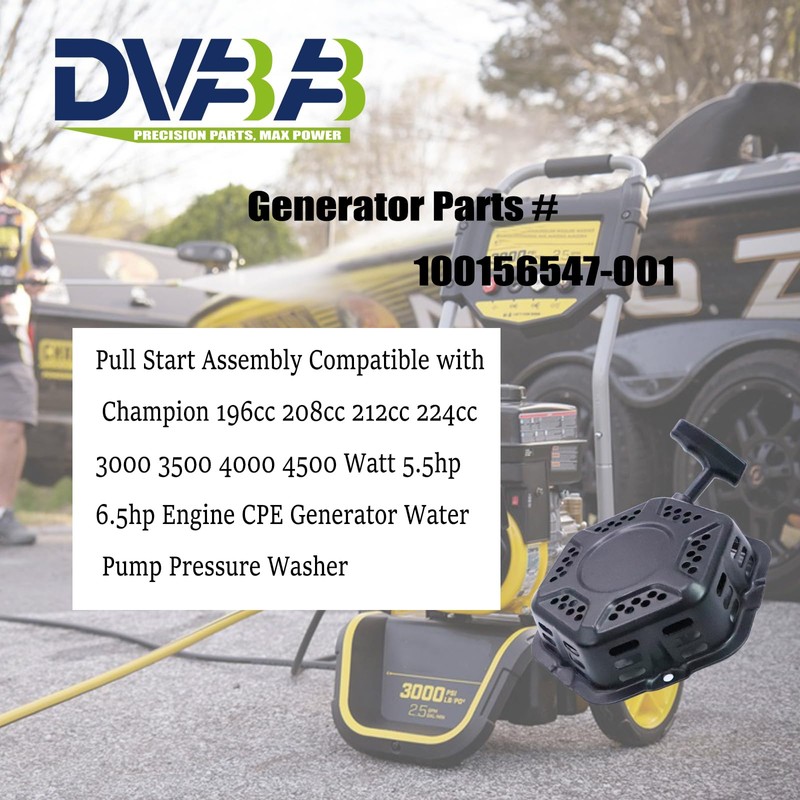 DVBB Pull Start Recoil Starter Compatible with Champion 196cc 208cc