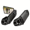 KWCHIAN Bike Mirror,HD Bicycle Mirror 2Pcs,360 Degree Rotatable,Handlebar End Mirror,Foldable，Glass