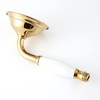 Winskybath Big Size 108MM Gold Brass Shower Head Traditional Victorian