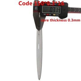 JINGLING 5Pcs 6" inch 150mm Diamond Lapidary Saws Blade Thin Rim Trim Stone Arbor 5/8" - Core Thickness 0.3mm