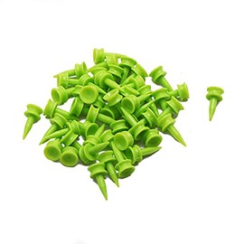 Bulldog Golf Tees® SUPER SAVER PACK of 100 LIME GREEN PLASTIC CASTLE TEES