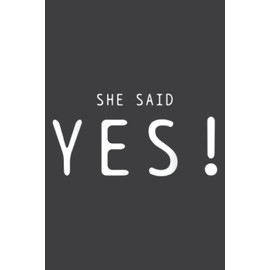 Yes She Said Marriage Gift Honeymoon: Lined For Memo Diary Journal, Perfect for School, Office & Home - 6" x 9", 100 Pages