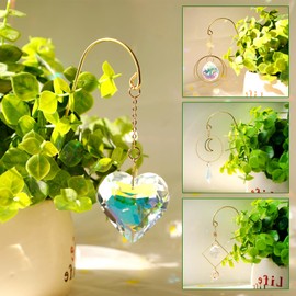 DIY Sun Catcher Kits for Adults, 260 pcs Crystal Suncatchers Making Suppliers for Garden Plant Windows Hanging Art and Crafts for Women Valentines Mother's Day Birthday Gifts Home Decor