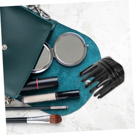 SAFIGLE Horn Comb Wide Tooth Hair Brush for Curly Wavy Straight Hair Scalp Massager Shampoo Comb for Dandruff Removal Clean Scalp Portable Ox Horn Design for Travel Daily Use