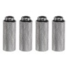 sourcing map 4pcs Water Cooling Adapter G1/4" Thread Male to
