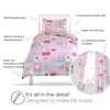 Bloomsbury Mill - Hearts & Butterflies Patchwork - Pink -