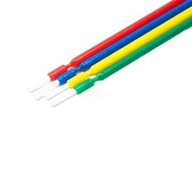 DENTIMICA Dental Micro Brush Bendable Applicators Multi-Purpose Oral Disposable Tips 4 Color Assorted Long Shank 100pcs