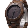 BEWELL ZS-W086B Mens Wooden Watch Lightweight Calendar Analog Quartz Movement