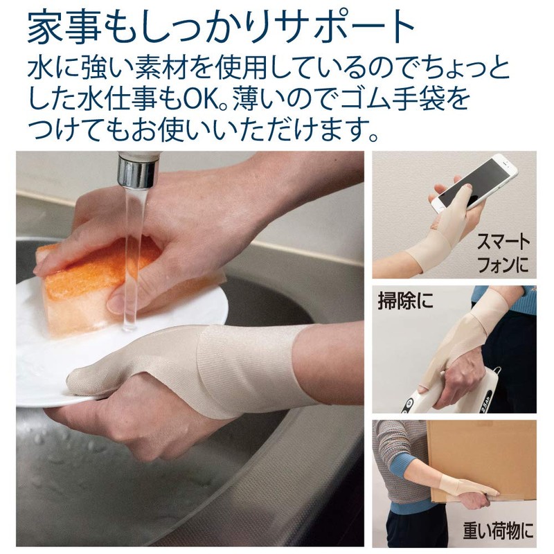 Alphax Wrist Supporter Doctor Wrist Supporter Fit Beige Right Hand