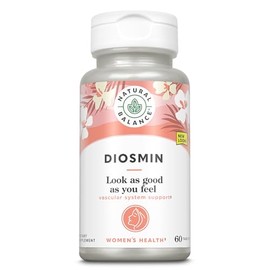 Natural Balance Diosmin 500 mg | Blood Circulation & Vein Health Supplement | Plant-Based Flavonoid | 60 Tabs