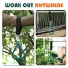 LadyRosian Trapeze Bar Swing Monkey Bars Hanging Ninja Rings Warrior