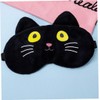 Silk Eye Mask Blackout Sleeping Cute Cat Eye Mask Eye