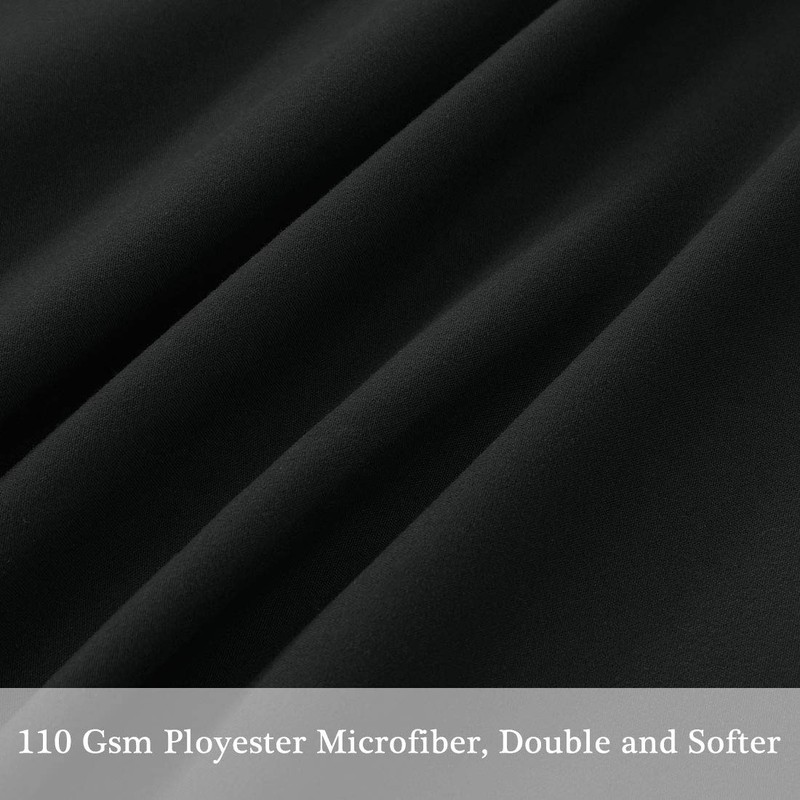 PiccoCasa Cushion Cover Long Pillow Case Long with Zip Microfibre
