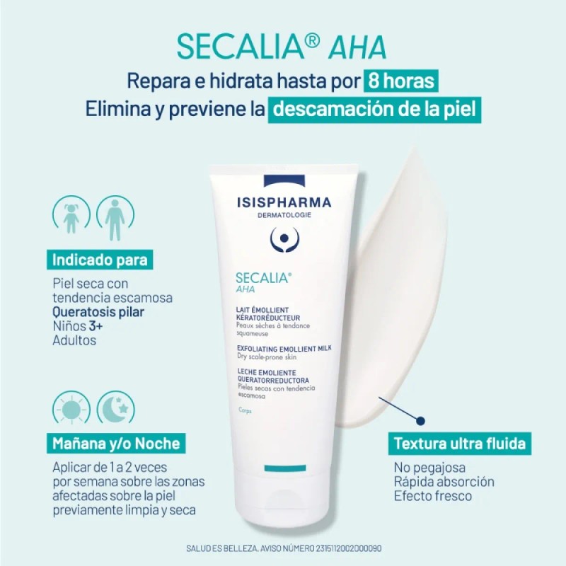 Isispharma Secalia Aha Crema Emoliente Corporal 200ml B