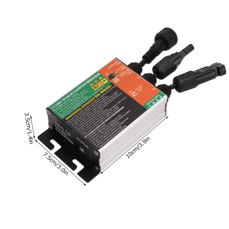 Solar Micro Inverter 120W MPPT Grid Connected Aluminum Alloy IP55