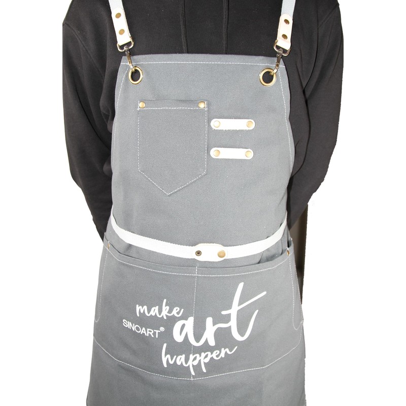 Paintersisters® Adjustable Work Apron for Men and Women with Pockets