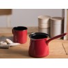 Riess, 0445-020, Kaffeekocher, CLASSIC - COLOR ROT, Durchmesser 11 cm,