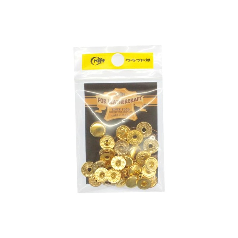 Kraft Spring Hook Gold 0.4 inch (10 mm), Pack of