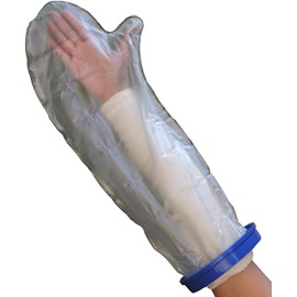 ANCIENT IMPEX Waterproof Arm Cast Cover for Bath and Shower | Lightweight Arm Cast Guard Transparent for Protection While Taking Shower | Reusable Cast Protector for Adults