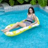 Inflatable Water Hammock Pool Hammock with Headboard Bath Hammock Water