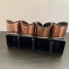 Decor Napkin Ring Hammered Copper Design Napkin Holder Tabletop Dining