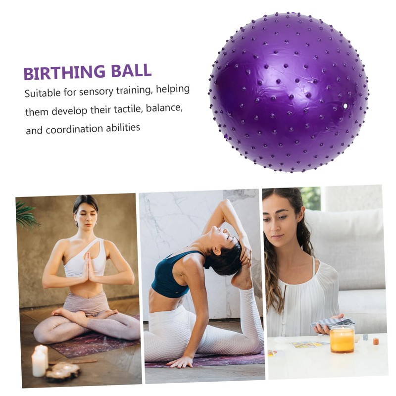 CIYODO Pilates Yoga Ball Exercise Ball Bumpy Texture for Muscle