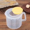 HUANIZI 1 x 2.5L Mixing Bowl with Lid, Transparent Mixing