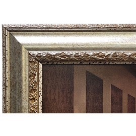 Mom’s Art Studio - Last Supper Wall Decor 37.5 X 23 Inches, Leonardo Da Vinci Reproductions, Museum Look Art Framed, Artist’s Acrylic Coating, Wall Art for Home Decor (Small, Pearl Gold)