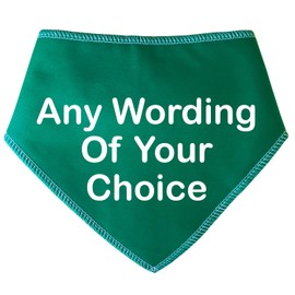 Spoilt Rotten Pets S2 Any Wording Of Your Choice Custom Dog Bandana, Scarf For Dogs & Cats (S2 Small Dogs Terrier, Shih-Tzu & Cockers)