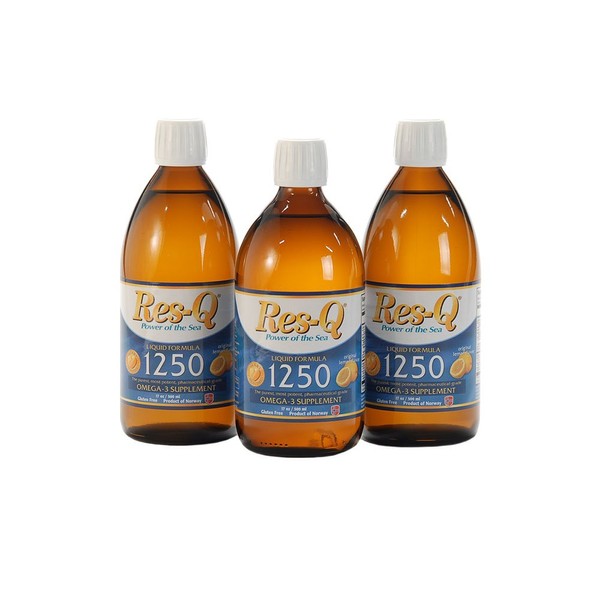 Res-Q 1250 Omega-3 Fish Oil Liquid 3-Pack