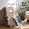 Mittimiya Cat Scratcher, Triangle Felt Cat Scratcher(Cat House), Vertical Integrated