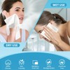 HOMEXCEL Face Towels 100 Count (2 Box), Disposable Makeup Remover
