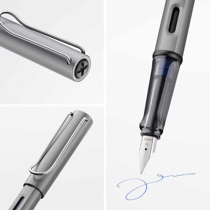 Lamy Al-Star 026 Fountain Pen, Graphite Aluminium Fountain Pen with