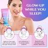 Collagen Night Wrapping Mask,Overnight Sleeping Mask for Delivers Deep, Lasting