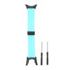 Silicone Watch Strap Waterproof Magnetic Folding Buckle Replacement Watchband for