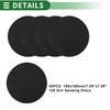 X AUTOHAUX Sandpaper Hook & Loop Sanding Sheets 180x180mm Black