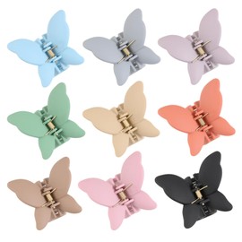 Butterfly Non-Slip Claw Clips Strong Hold Claw Clip for Medium Thick Hair Women Girls Hawaiian Hair Accessories (HairclawButterfly)