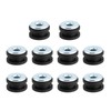 Motorcycle Windshield Attachment, Windscreen Mounting Nuts Rubber Grommets Kit for