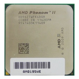 AMD Phenom II X4 960T 3.0Ghz Socket AM3 4 Core 6MB L3 95W HD96ZTWFK4DGR Processor Only OEM