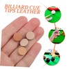 BESPORTBLE 20pcs Billiard Tips Replaceable Pool Stick Tips for Billiard