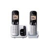 Panasonic KX-TGC222EB Cordless Phone with Answering Machine (Hands Free Functionality,