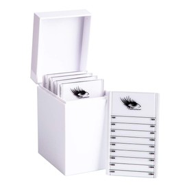 5 Layers Eyelash Storage Box, Acrylic False Eyelashes Extension Display Box, Display Holder Case DIY Makeup Tool Kit