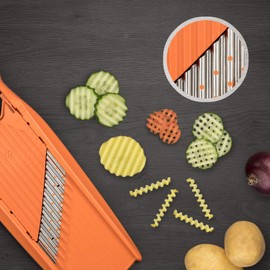Börner Wave-Waffle Powerline Vegetable Cutter - BPA Free Wave Cutter Waffle Cutter Vegetable Cutter Vegetable Slicer