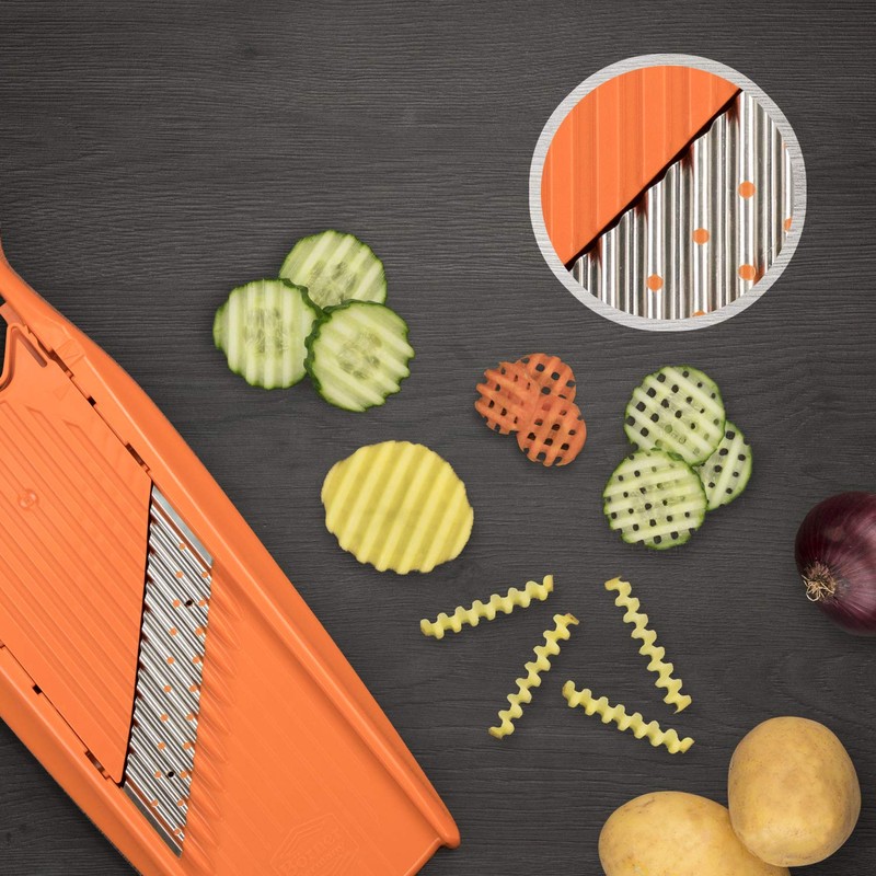 Börner Wave-Waffle Powerline Vegetable Cutter - BPA Free Wave Cutter