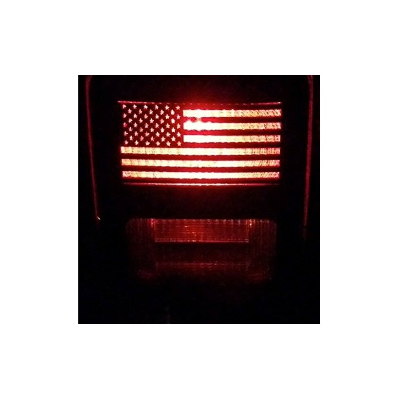 JeepTails Firefighter Tail lamp Light Covers Compatible with Jeep JK